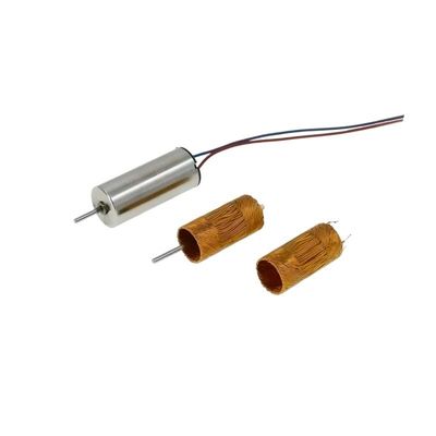 Động cơ DC nhọn nhẹ 8mm 0.3mNm 8620rpm 12V Động cơ điện DC nhọn