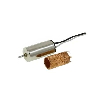 Động cơ DC 8mm không có lõi, Carbon 0.3mNm 8620rpm 2.4V chống mệt mỏi