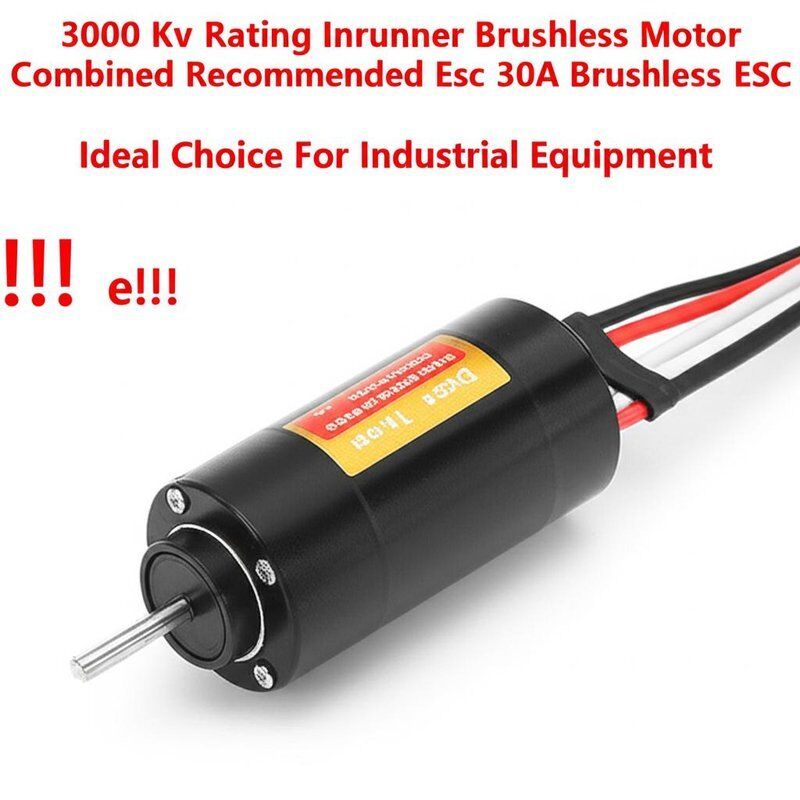 3000 Kv xếp hạng Inrunner động cơ không chải kết hợp khuyến cáo Esc 30A ESC không chải lựa chọn lý tưởng cho thiết bị công nghiệp